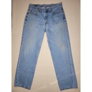 Levis Jeans 550 Mens 34 Light Wash Denim Relaxed Fit 34X31 *